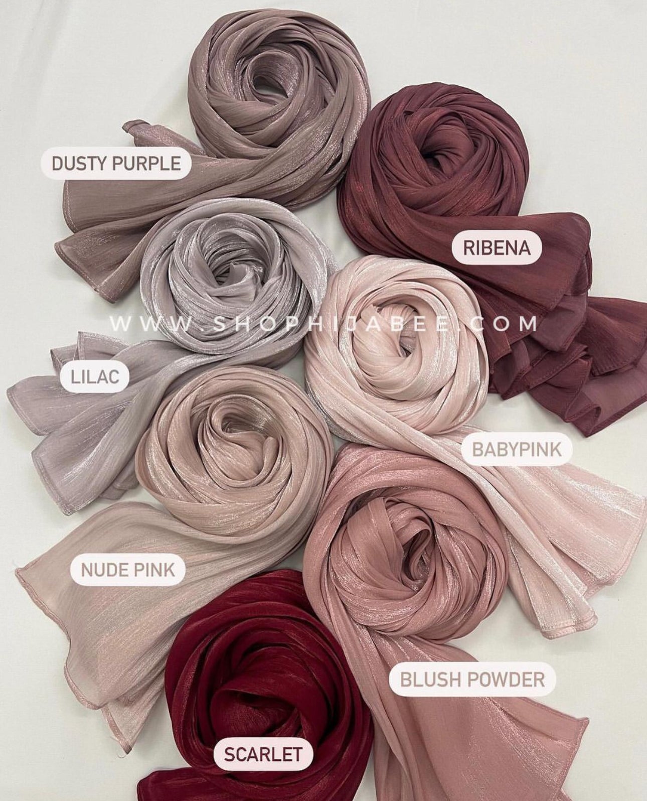 Organza Shimmer Hijabs