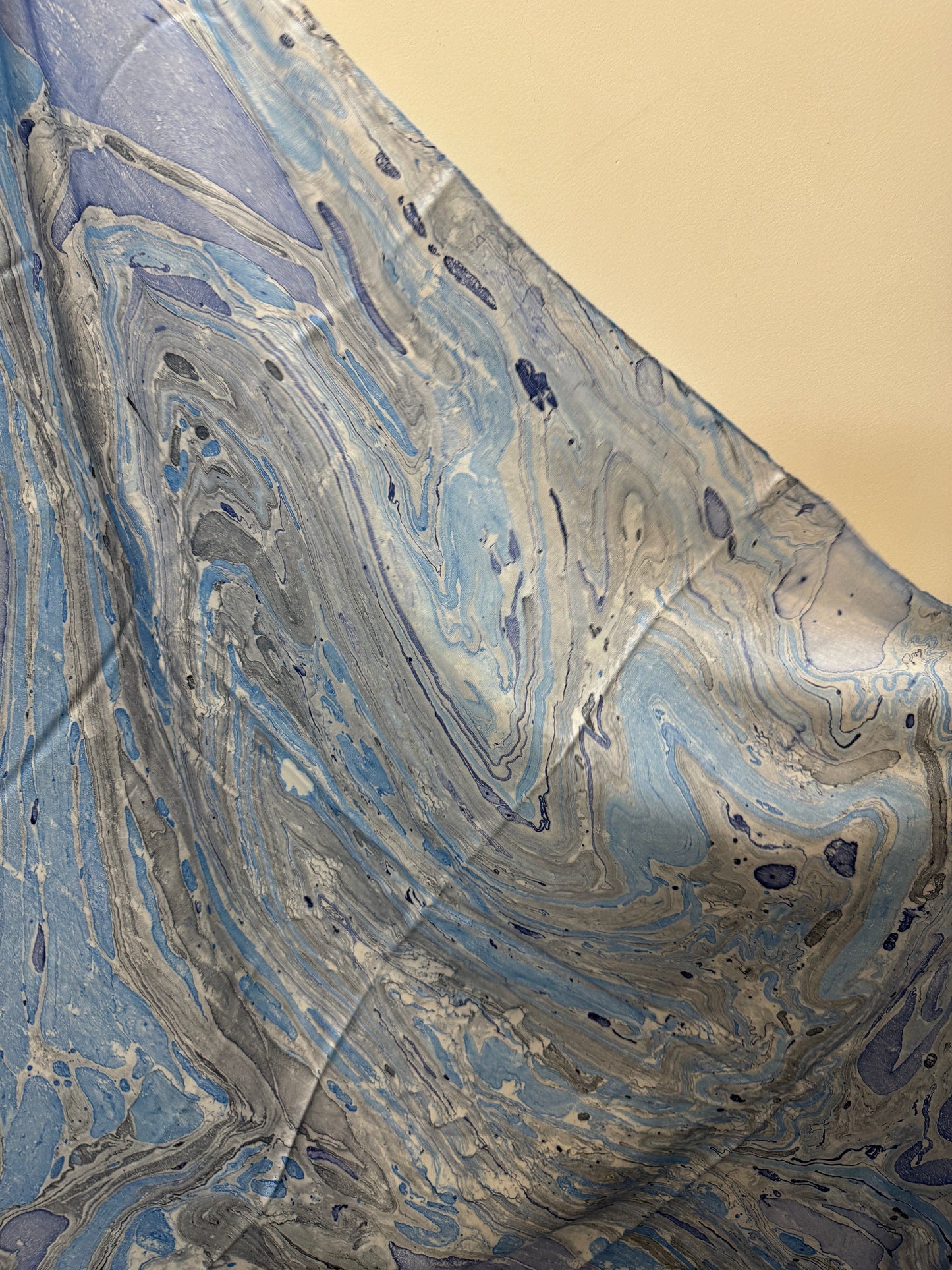 Modal Print Hijab - Ocean Blue