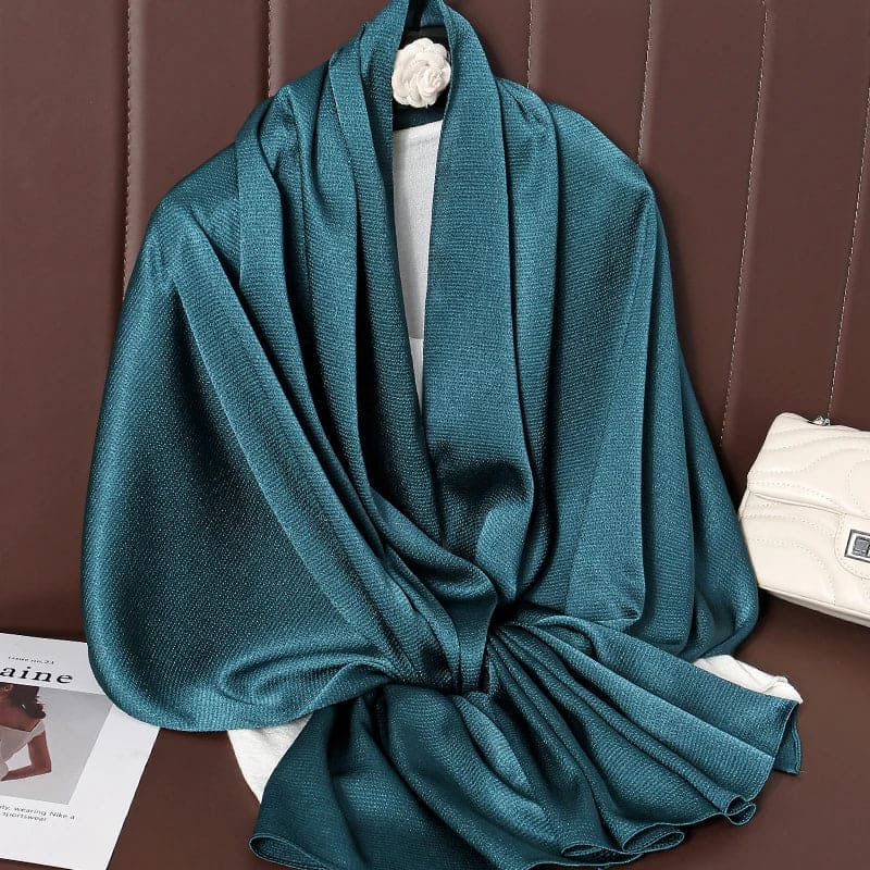 Textured Satin Hijab â Shop Hijabee
