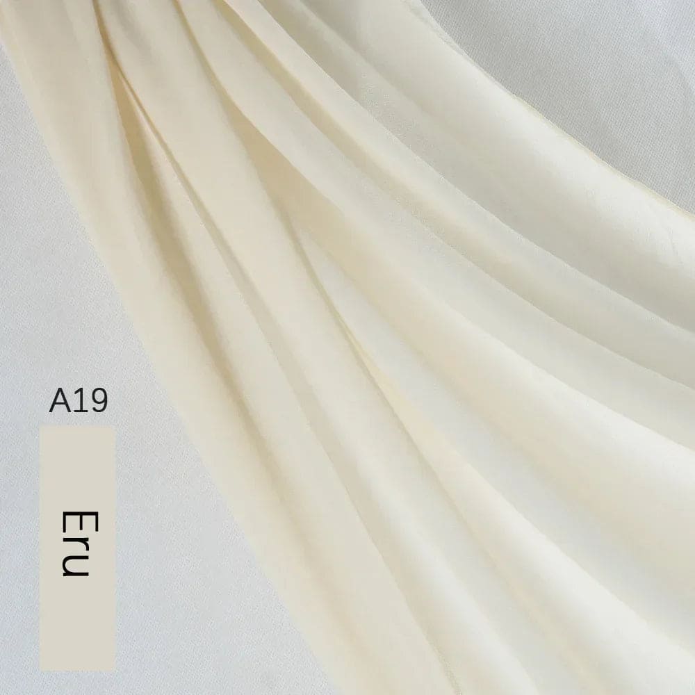 Offwhite - Malaysian Chiffon Hijab