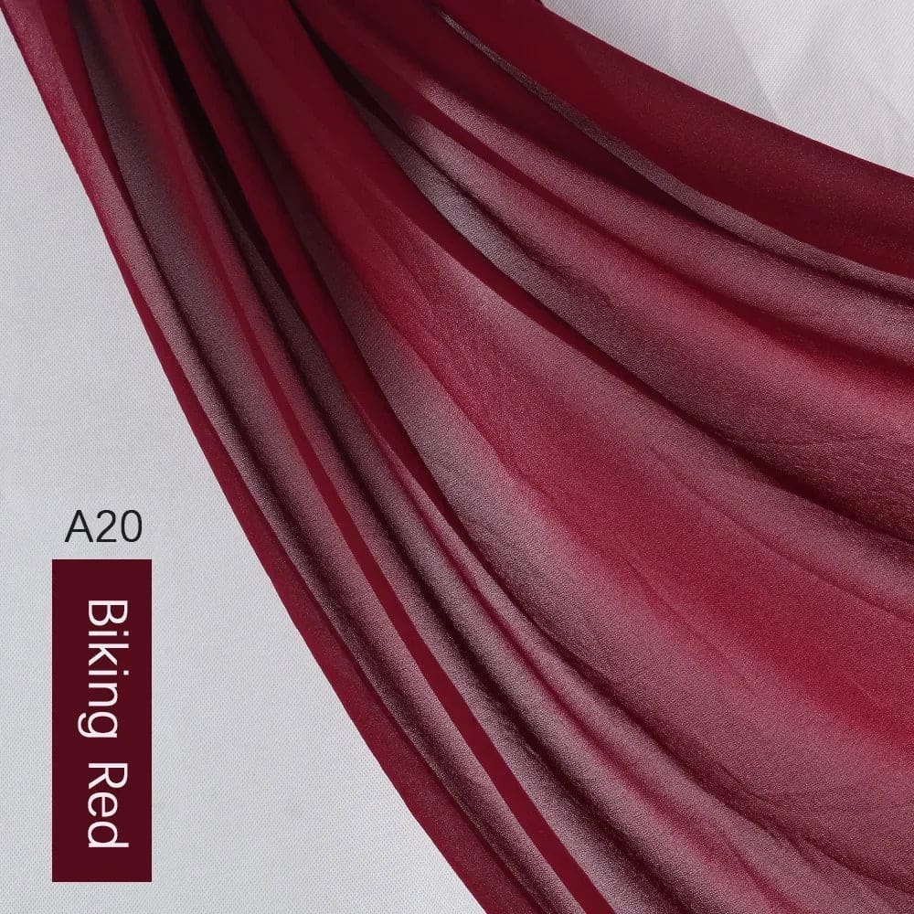 Red - Malaysian Chiffon Hijab