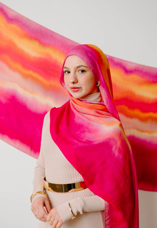 Sahara Sunset - Printed Modal Hijab