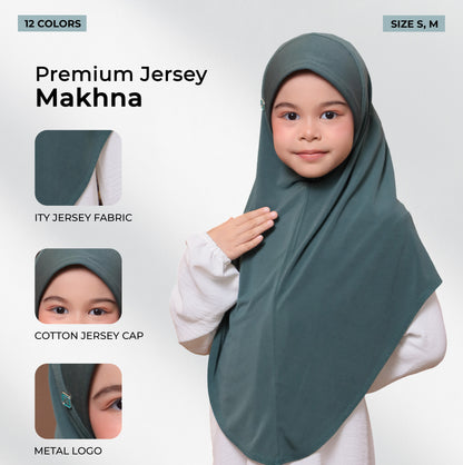 Navy/ Soft Jersey Malaysian Instant Hijabs