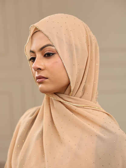 Luxury Rhinestone Lace Hijab
