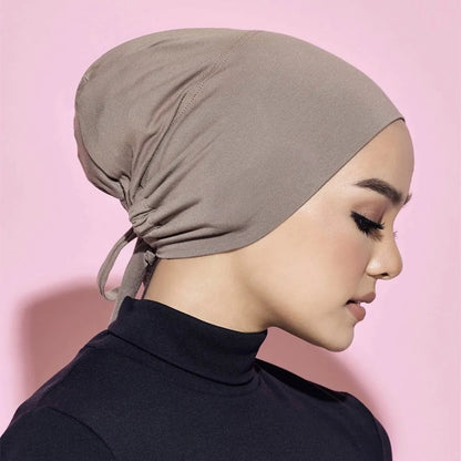 Adjustable Underscarf Bonnet Cap