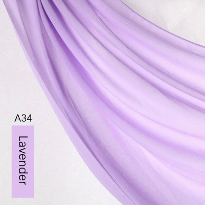 Indonesian Georgette Hijabs (LARGE SIZE: 2 Meters)