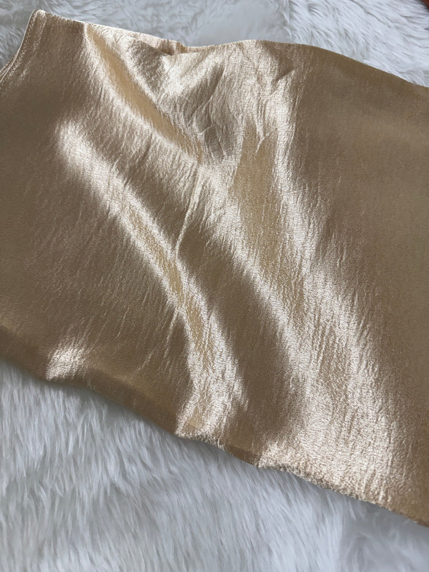 Luxe Gold Satin
