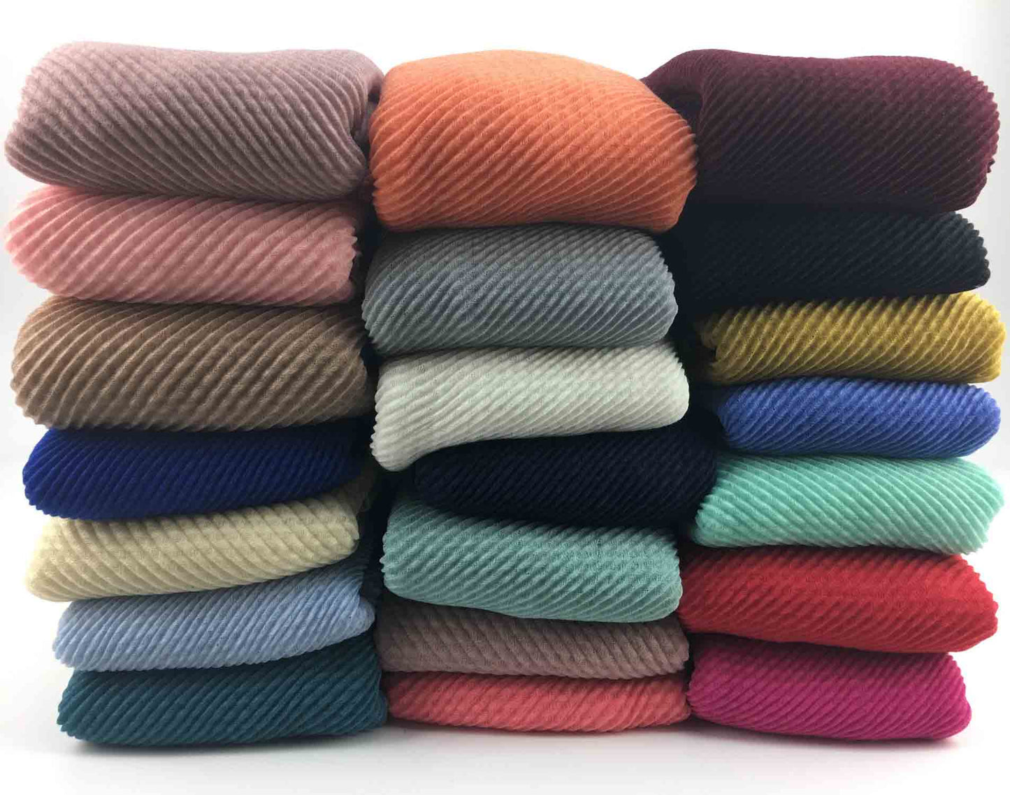 Premium Pleated Cotton Hijabs