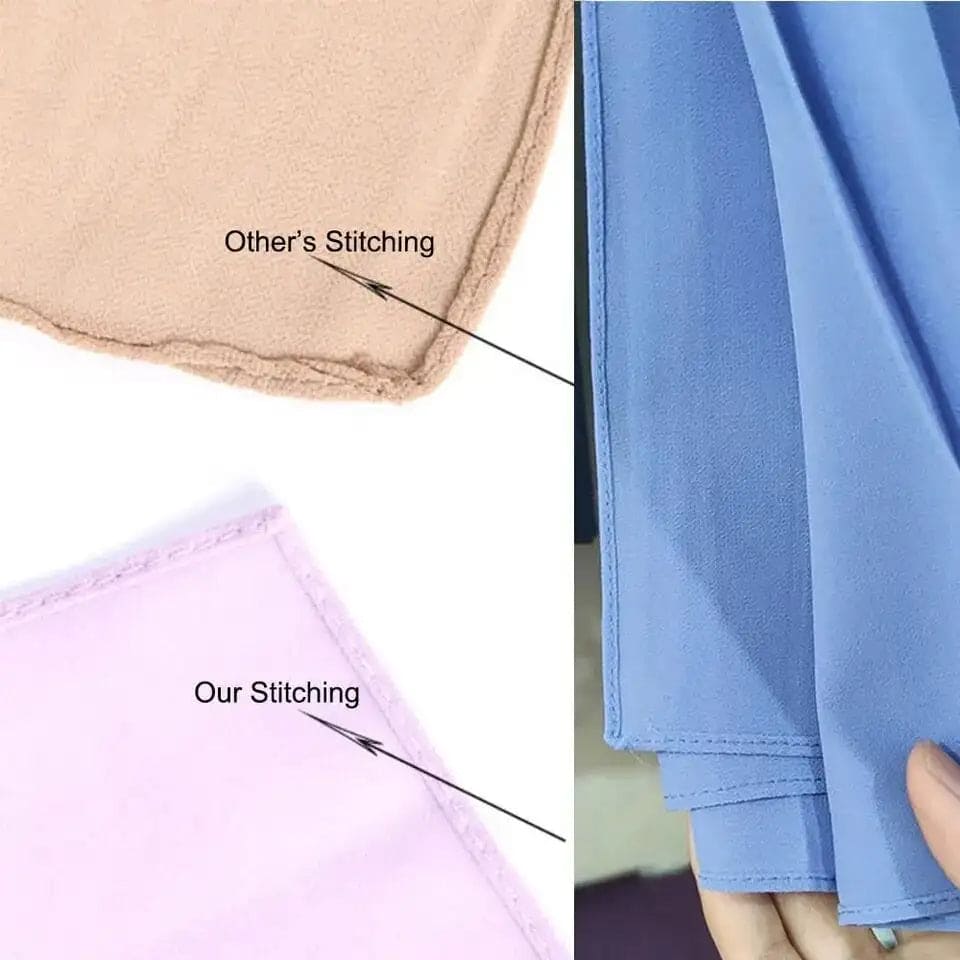 Premium Heavy Chiffon Hijab COMBO (Pack of 5)