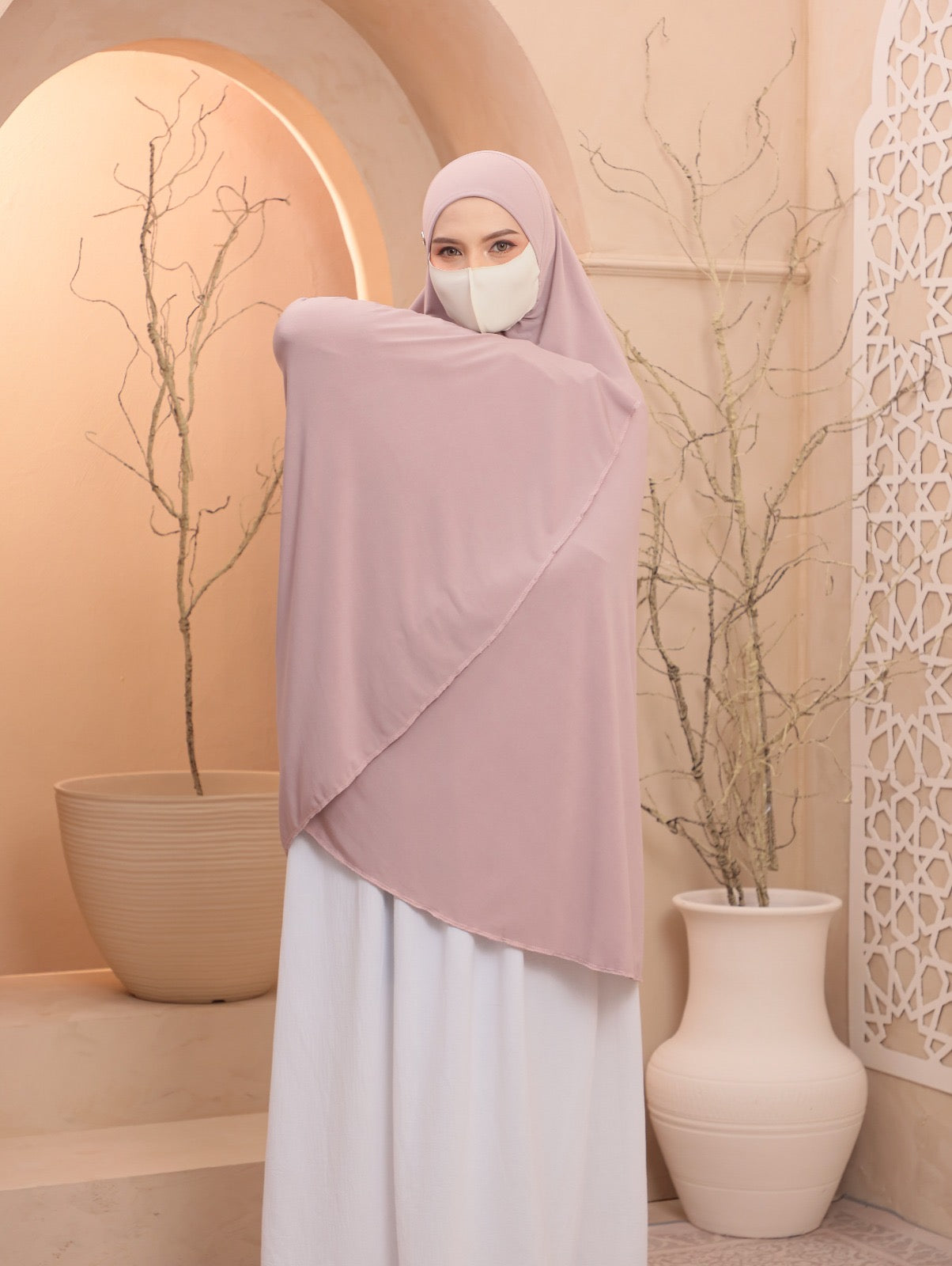 Blush / Egyptian Instant Prayer Veil