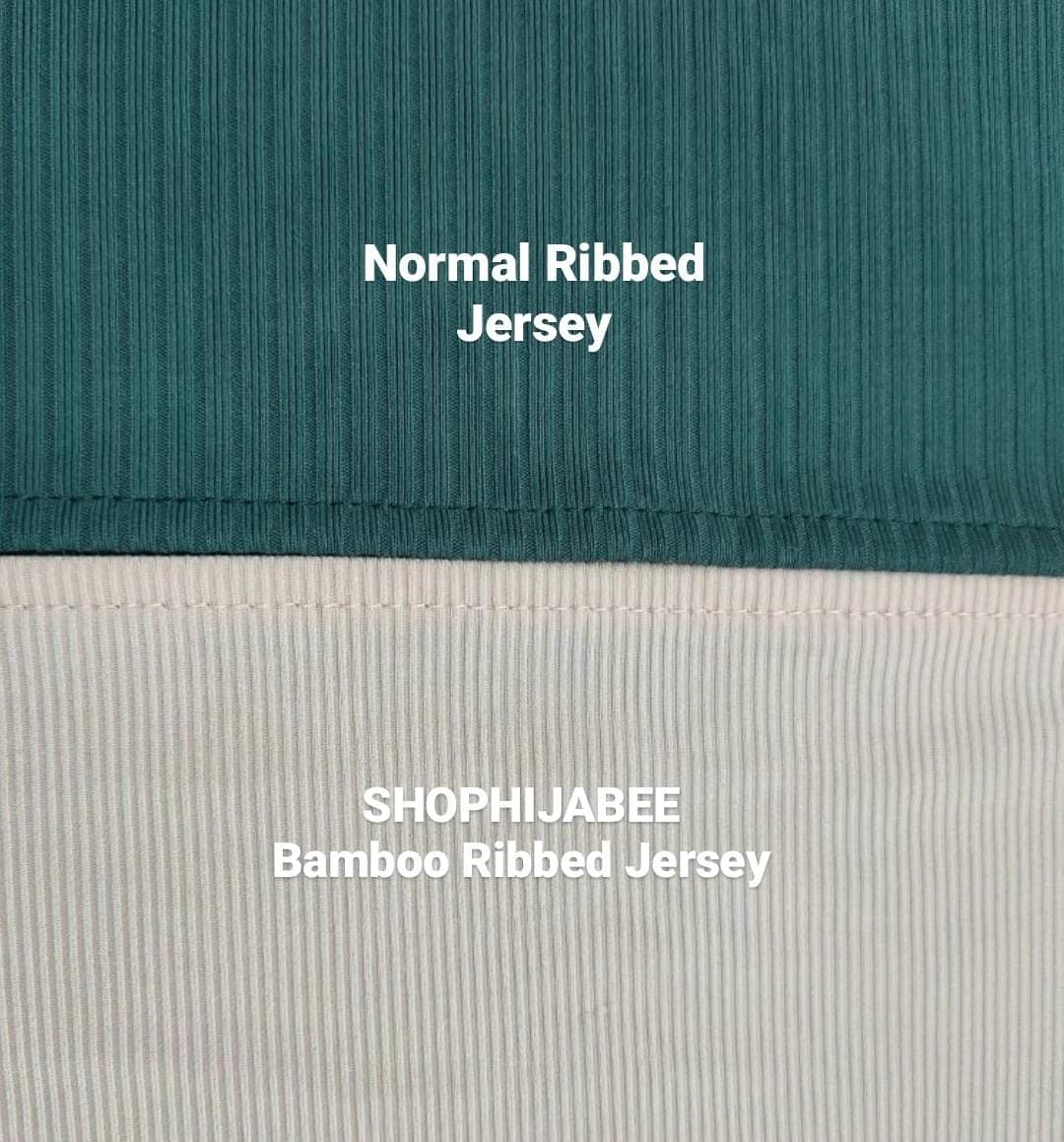 Bamboo Ribbed Jersey Hijabs