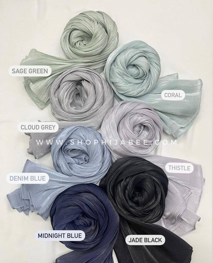 Organza Shimmer Hijabs