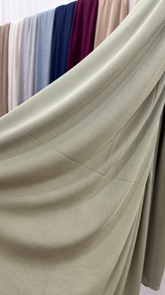 Bamboo Ribbed Jersey Hijabs