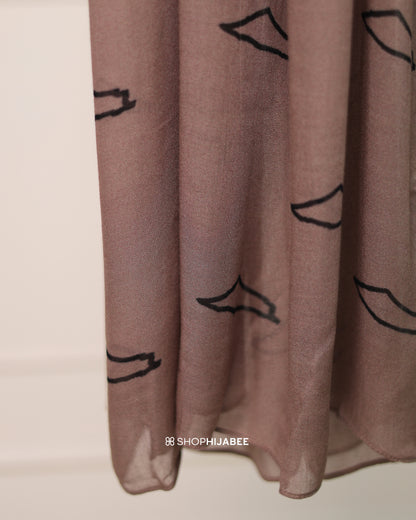 Sand / Palestine Printed Modal Hijab