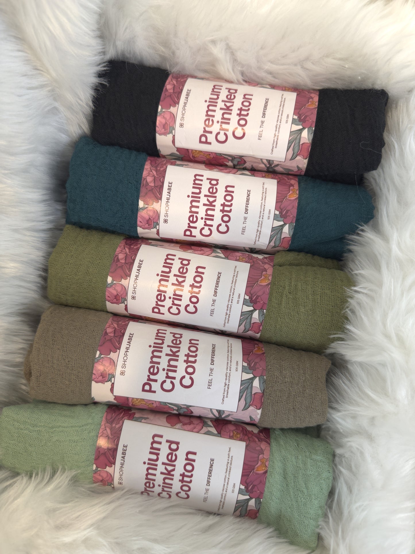 Premium Crinkle Cotton Hijabs