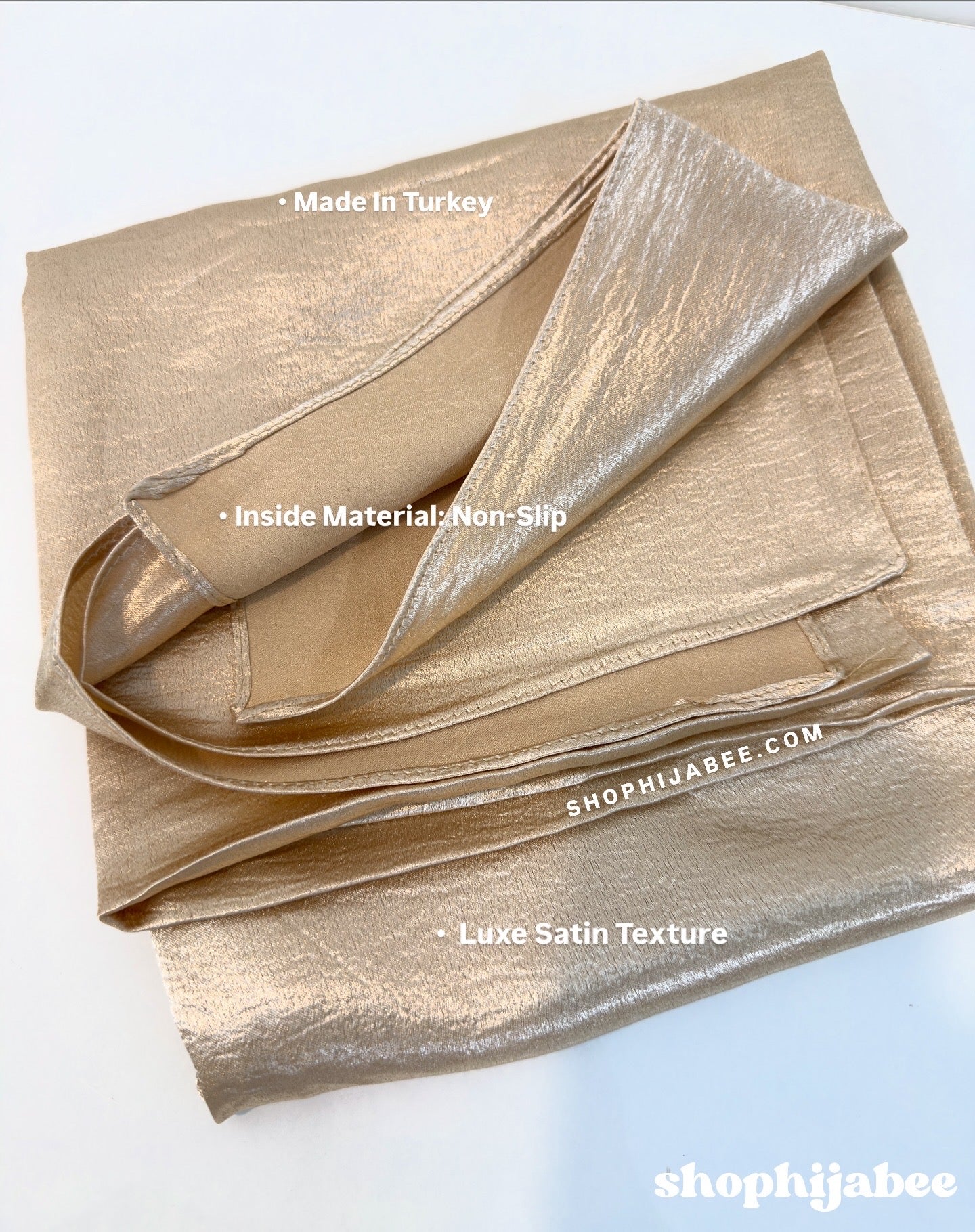 Luxe Gold Satin