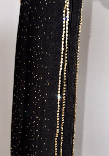 Luxury Rhinestone Lace Hijab