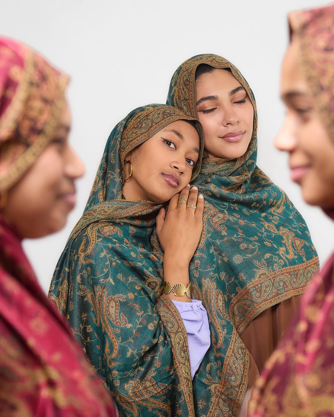 Peacock Pashmina Hijab