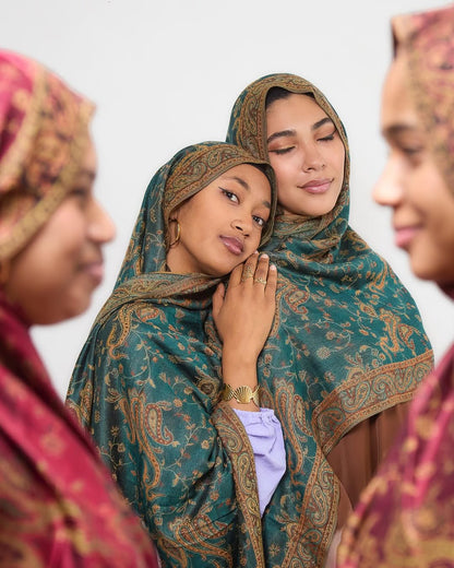 Peacock Pashmina Hijab