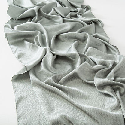Sage Green - Textured Satin Hijab