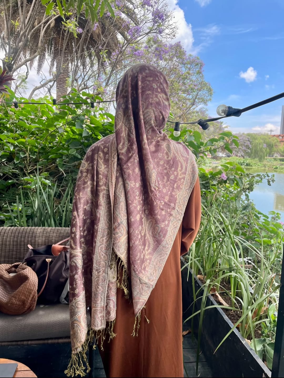 Pink Oasis - Pashmina Hijab/ Royale Paisley Series