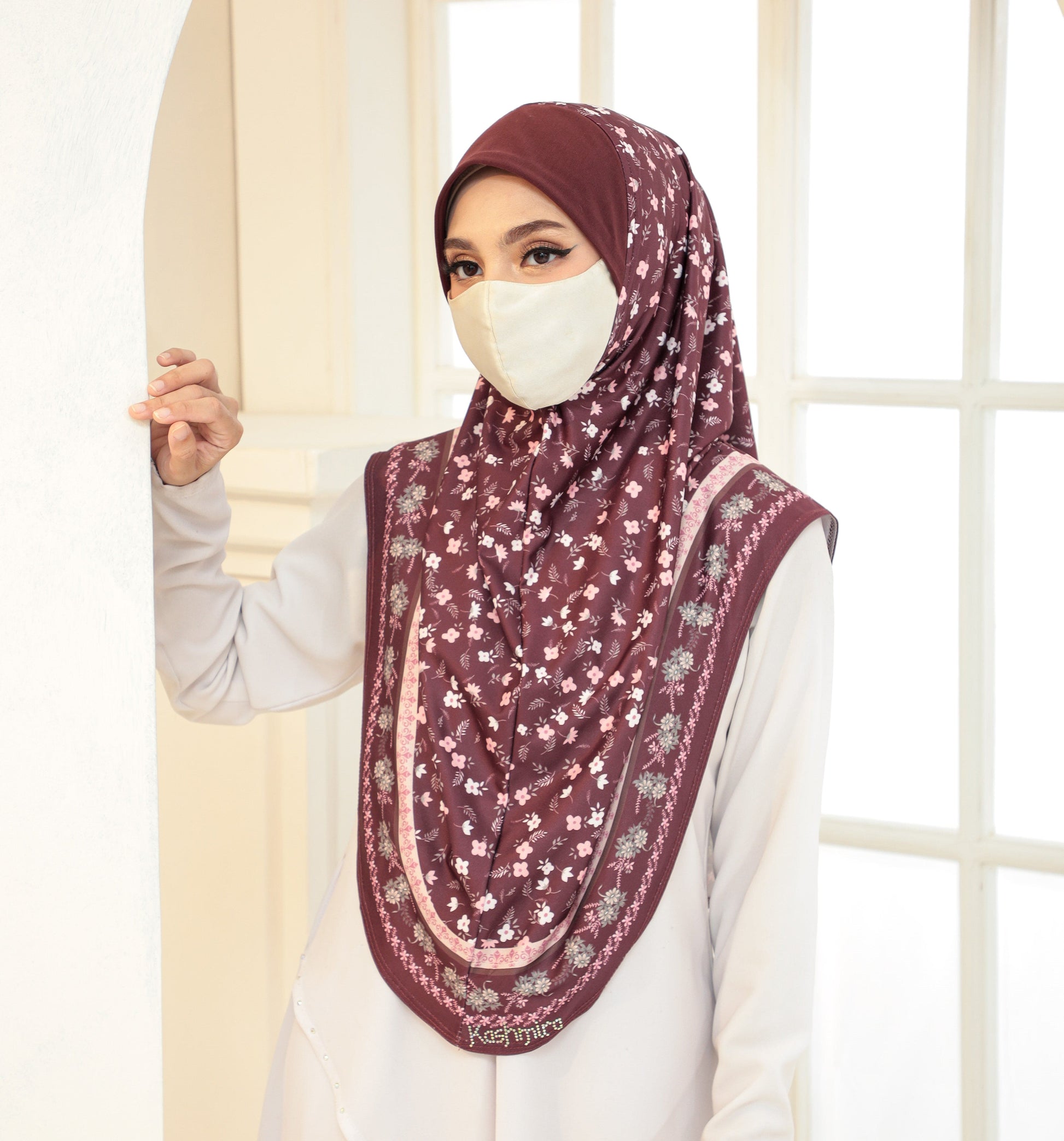 Floral- Malaysian Instant Hijabs - Main Image