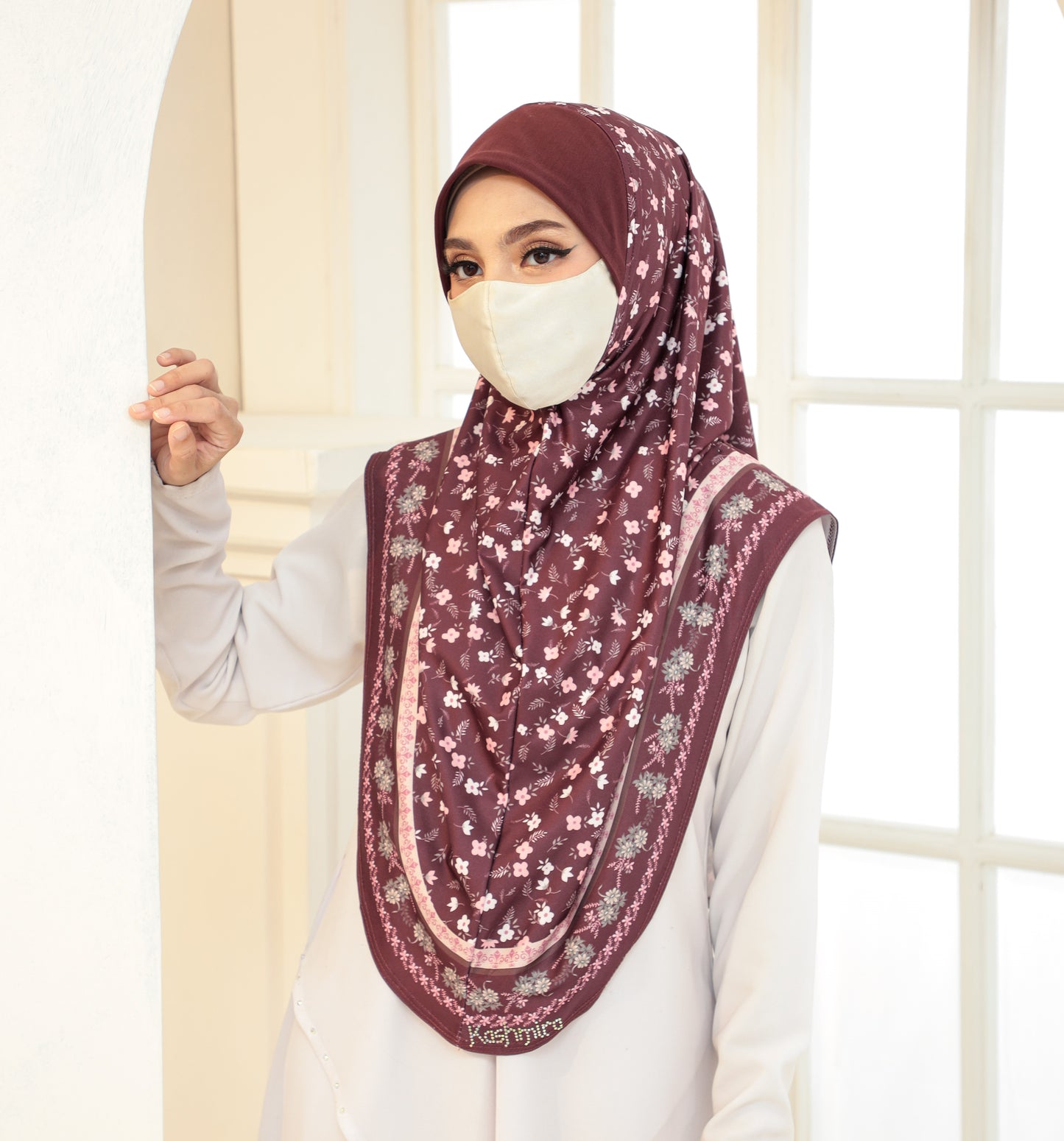 Floral- Malaysian Instant Hijabs