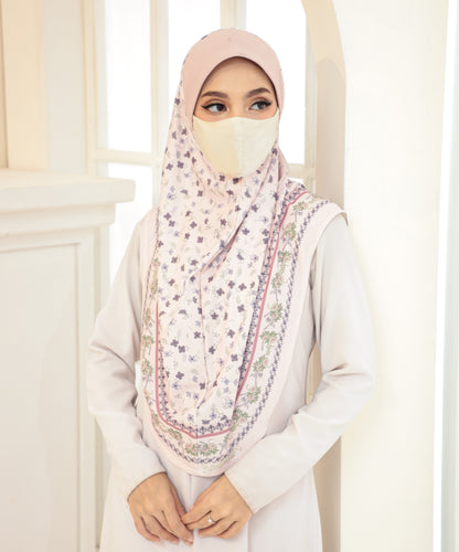 Floral- Malaysian Instant Hijabs