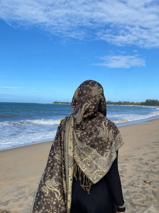 Royal Black - Pashmina Hijab