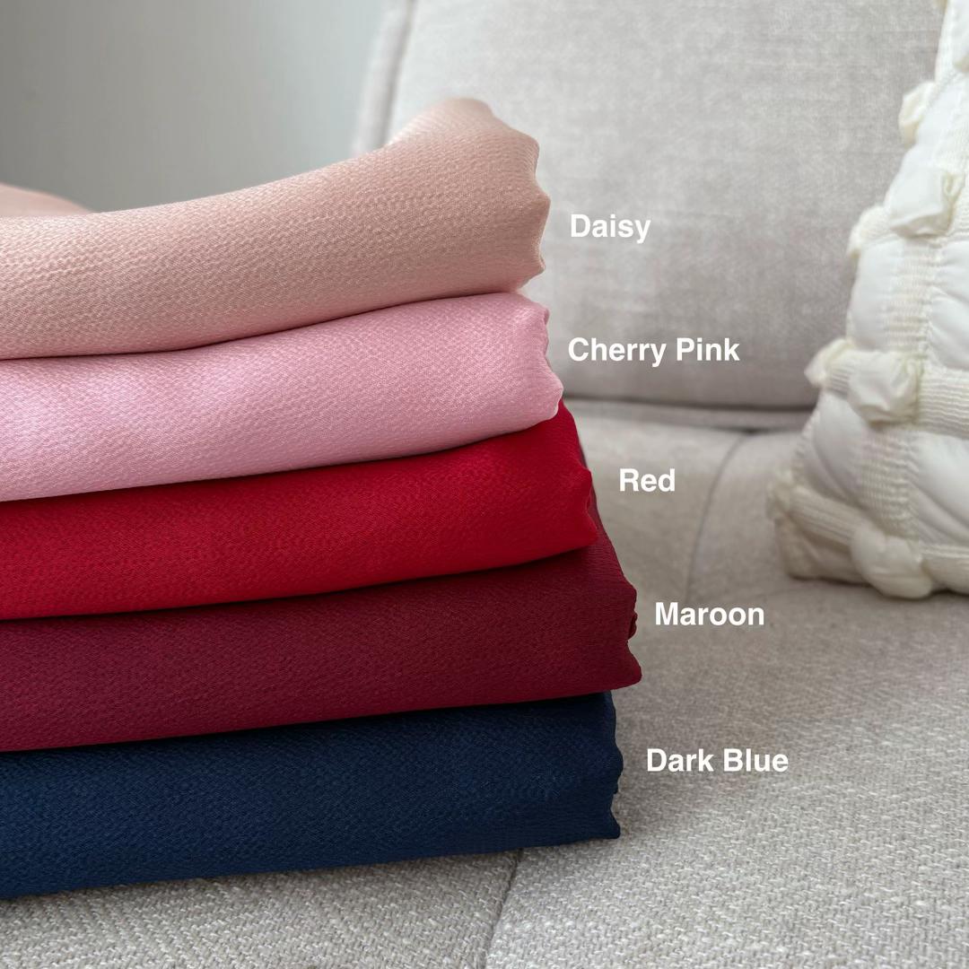 Textured Bubble Satin Hijab