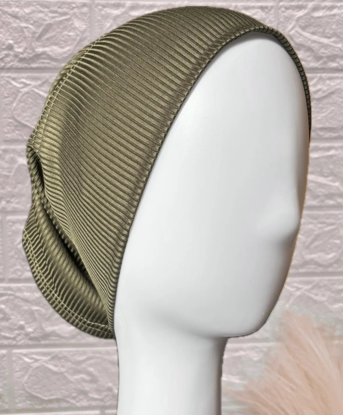 Ribbed Jersey Tube Caps