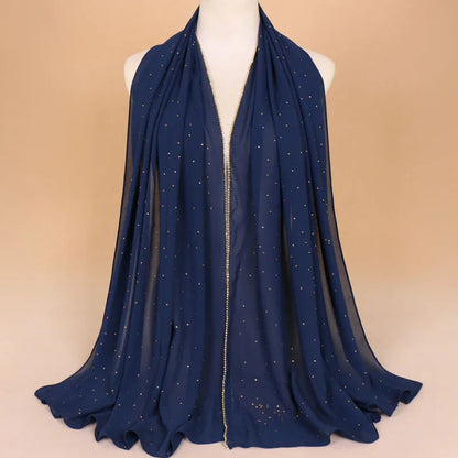 Luxury Rhinestone Lace Hijab