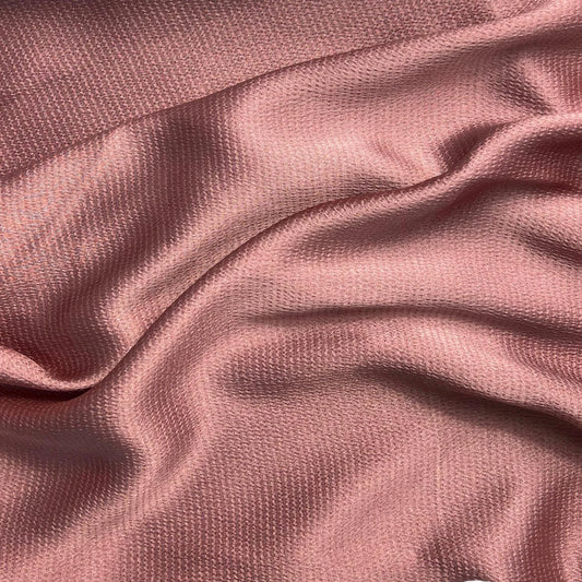 Pink - Textured Satin Hijab