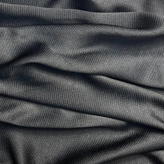 Black Turkish Satin Hijab