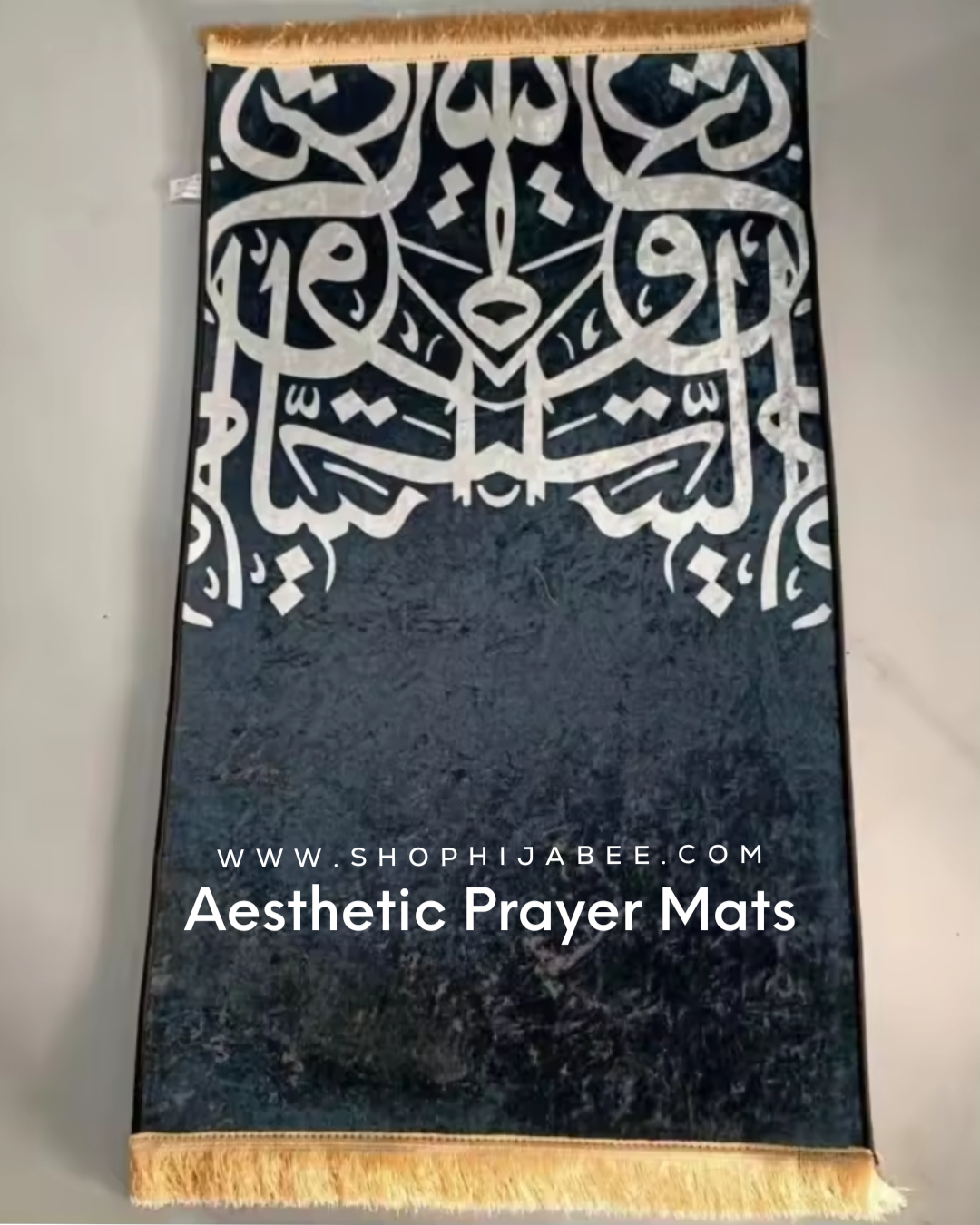 Premium Arabic Calligraphy Prayer Mat