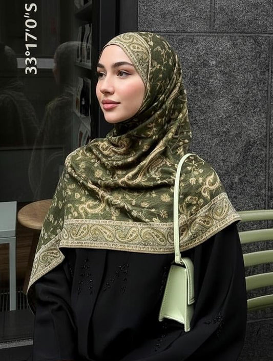 Olive - Pashmina Hijab