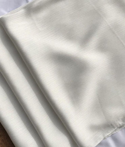 Malaysian Crepe Satin Hijab (White)